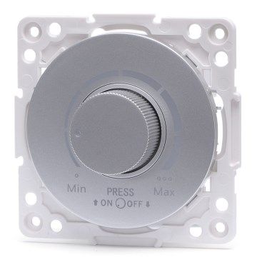 Aigostar - Περιστροφικός ρυθμιστής φωτισμού 300W/230V ασημί