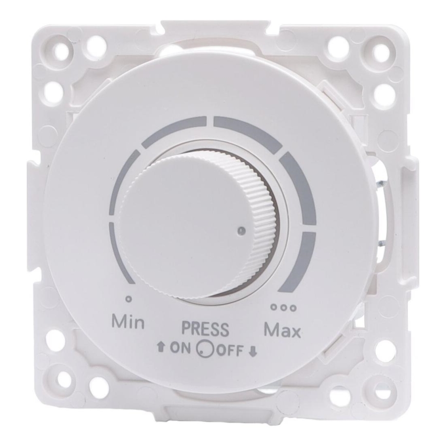 Aigostar - Περιστροφικός ρυθμιστής φωτεινότητας 300W/230V λευκός
