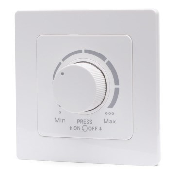 Aigostar - Ρυθμιστής φωτεινότητας με πλαίσιο 250V/10A, λευκό