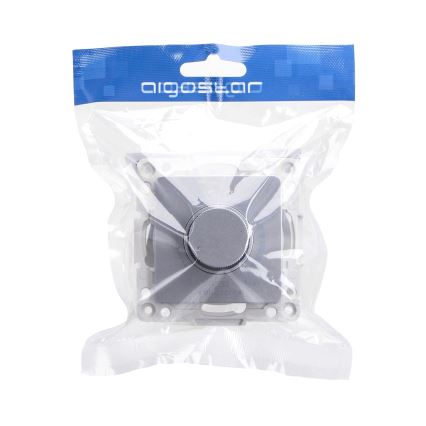 Aigostar - Ρυθμιστής φωτεινότητας χωρίς πλαίσιο 250V/10A ασημί