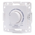 Aigostar - Ρυθμιστής φωτεινότητας χωρίς πλαίσιο 250V/10A λευκός