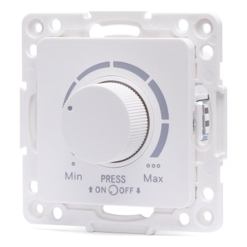 Aigostar - Ρυθμιστής φωτεινότητας χωρίς πλαίσιο 250V/10A λευκός