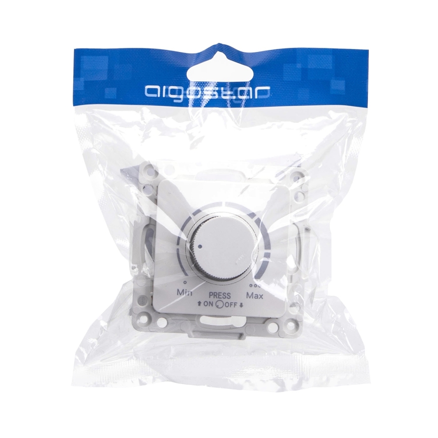 Aigostar - Ρυθμιστής φωτεινότητας χωρίς πλαίσιο 250V/10A λευκός