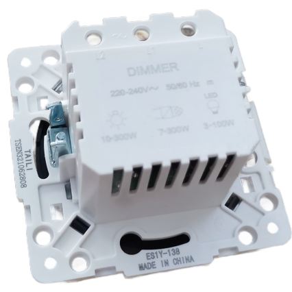 Aigostar - Ρυθμιστής χωρίς πλαίσιο 250V/10A μαύρος
