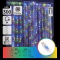 Aigostar - Ρυθμιζόμενα χριστουγεννιάτικα φωτάκια LED 300xLED/8 λειτουργίες USB 6x3m πολύχρωμα + τηλεχειριστήριο