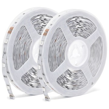 Aigostar - Ρυθμιζόμενη λωρίδα LED RGBW LED/48W/12V 2x7,5 m Wi-Fi