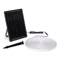 Aigostar - Ρυθμιζόμενη LED RGB ηλιακή λωρίδα LED/10W/3,2V 10 μ. IP65 8000 mAh + τηλεχειριστήριο