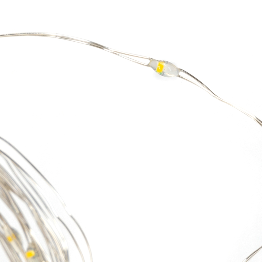 Aigostar - LED ρυθμιζόμενη χριστουγεννιάτικη γιρλάντα 300xLED/8 λειτουργίες USB 6x3m θερμό λευκό + τηλεχειριστήριο