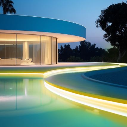 Aigostar - Ηλιακή ταινία LED με ρυθμιζόμενη φωτεινότητα/20W/3,2V 20 m 2700K IP65 20000 mAh + τηλεχειριστήριο