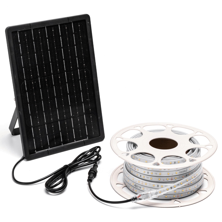 Aigostar - LED ρυθμιζόμενη ηλιακή ταινία LED/20W/3,2V 20 m 6500K IP65 + τηλεχειριστήριο