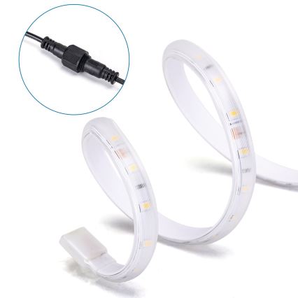 Aigostar - LED ρυθμιζόμενη ηλιακή ταινία LED/20W/3,2V 20 m 6500K IP65 + τηλεχειριστήριο
