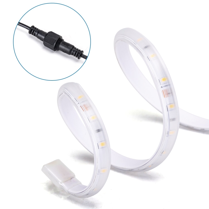 Aigostar - LED ρυθμιζόμενη ηλιακή ταινία LED/20W/3,2V 20 m 6500K IP65 + τηλεχειριστήριο