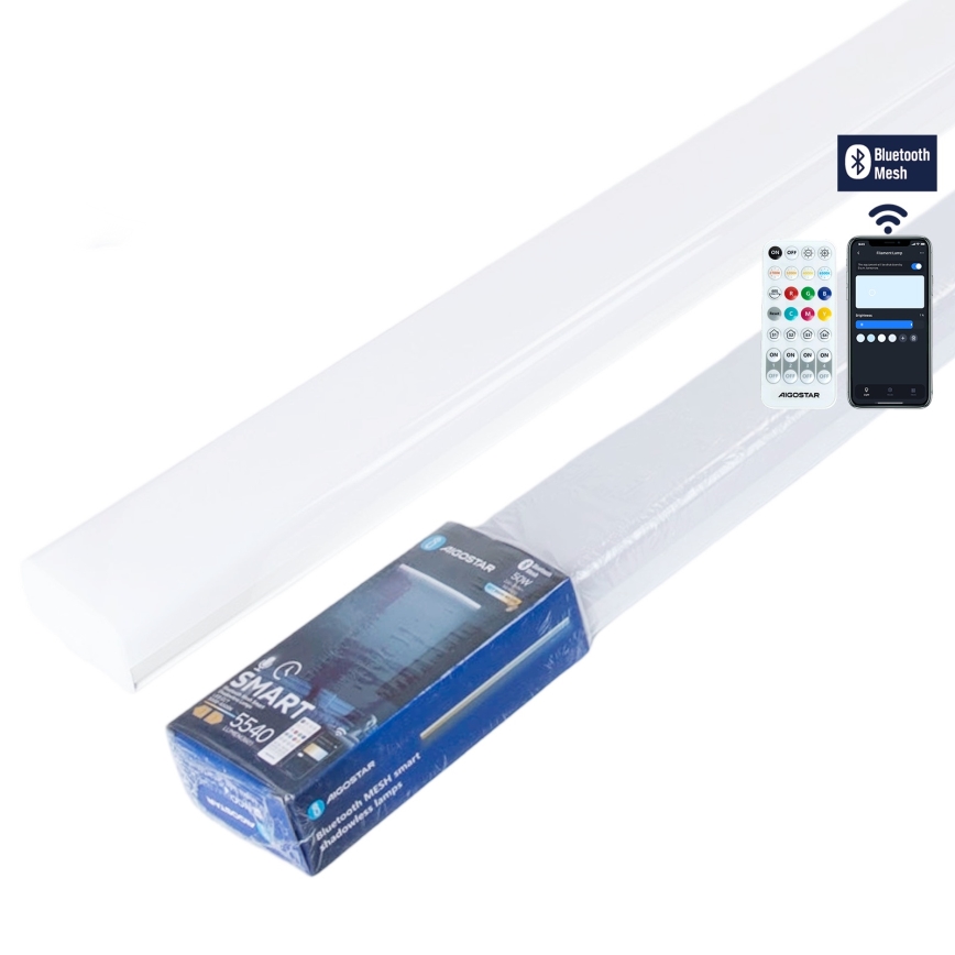 Aigostar - Ρυθμιζόμενο LED φωτιστικό τύπου φθορισμού MESH LED/50W/230V 6500K