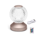 Aigostar - Ρυθμιζόμενο LED RGB Φορτιζόμενο Επιτραπέζιο Φωτιστικό LED/1W/5V 1800mAh 13,5 εκ. + τηλεχειριστήριο
