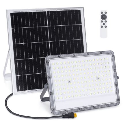 Aigostar - Ρυθμιζόμενος LED ηλιακός προβολέας LED/200W/3,4V 20000 mAh IP65 + τηλεχειριστήριο