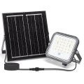 Aigostar - Ρυθμιζόμενος ηλιακός προβολέας LED/50W/3,4V 3000/4000/6500K IP66 4000 mAh + τηλεχειριστήριο
