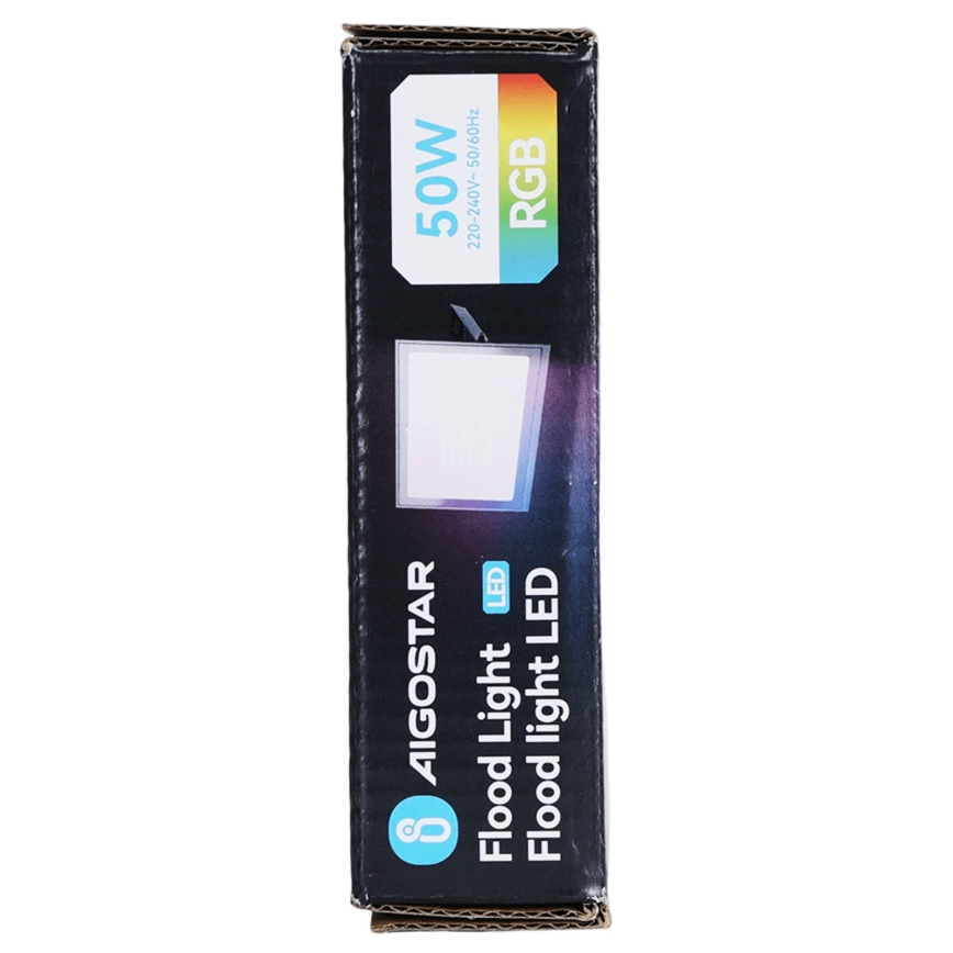Aigostar - LED RGB Ρυθμιζόμενος προβολέας LED/50W/230V IP65 + τηλεχειριστήριο