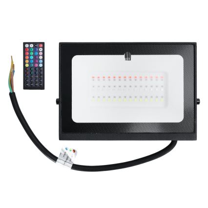 Aigostar - Ρυθμιζόμενος προβολέας LED RGB/30W/230V IP65 + τηλεχειριστήριο