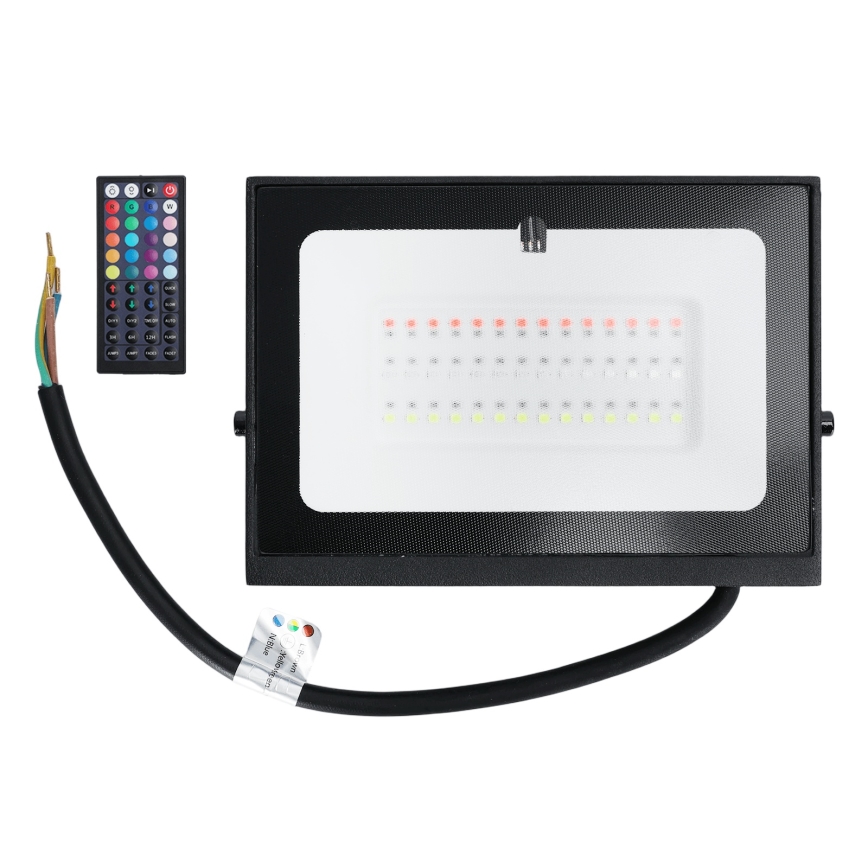 Aigostar - Ρυθμιζόμενος προβολέας LED RGB/30W/230V IP65 + τηλεχειριστήριο