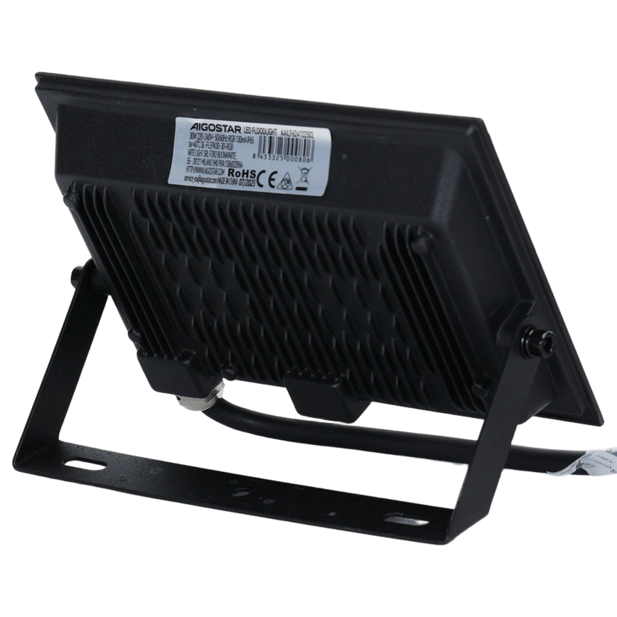 Aigostar - Ρυθμιζόμενος προβολέας LED RGB/30W/230V IP65 + τηλεχειριστήριο
