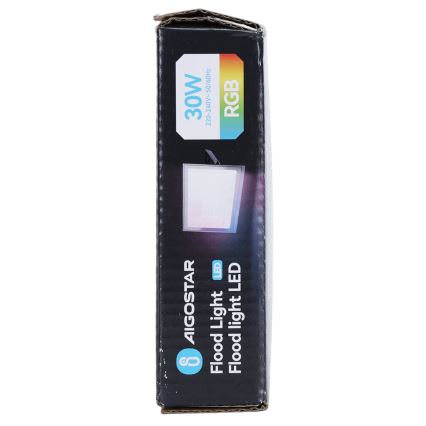 Aigostar - Ρυθμιζόμενος προβολέας LED RGB/30W/230V IP65 + τηλεχειριστήριο
