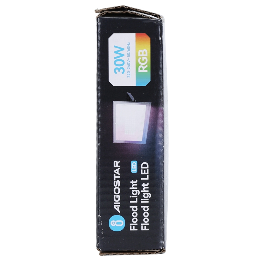 Aigostar - Ρυθμιζόμενος προβολέας LED RGB/30W/230V IP65 + τηλεχειριστήριο