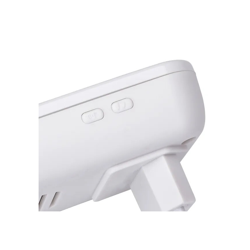 Aigostar - SET 2x Ασύρματο κουδούνι πρίζας 230V IP44 λευκό/μαύρο