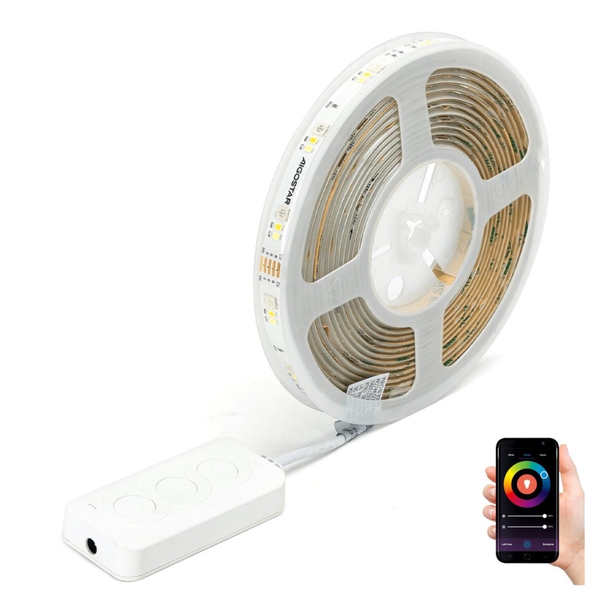 Aigostar - Ταινία LED RGBW Dimmable 5m MESH Smart LED/24W/230V 2700-6500K + τηλεχειριστήριο
