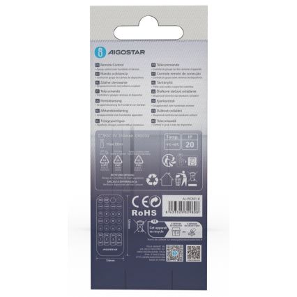 Aigostar - τηλεχειριστήριο MESH 1xCR2032