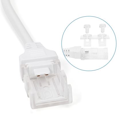 Aigostar - Τροφοδοτικό για ταινίες LED 10 mm 600W/230V λευκό