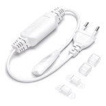 Aigostar - Τροφοδοτικό για ταινίες LED 8 mm 400W/230V λευκό