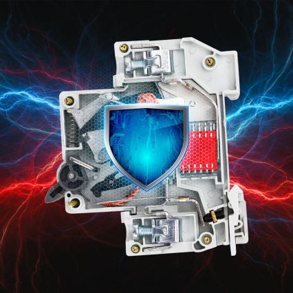 Aigostar - Τετραπολικός αυτόματος διακόπτης 4P-20A-C 400V