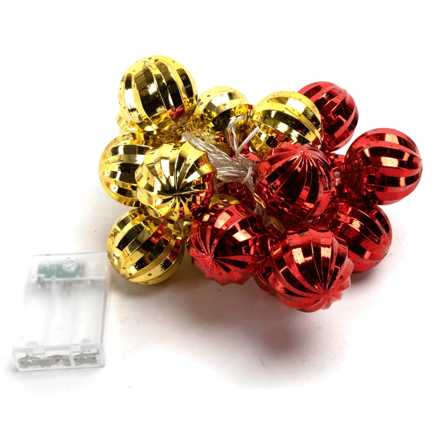 Aigostar - LED γιρλάντα 20xLED/3xAA 2 m θερμό λευκό