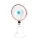 Aigostar - Επαναφορτιζόμενος μίνι ανεμιστήρας 5W/5V 2400mAh USB λευκός
