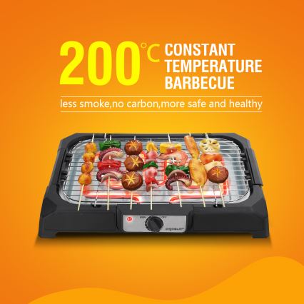 Aigostar - Επιτραπέζια ηλεκτρική ψησταριά 2000W/230V