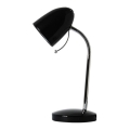 Aigostar - Επιτραπέζιο φωτιστικό 1xE27/36W/230V μαύρο/γυαλιστερό χρώμιο