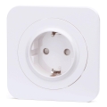 Aigostar - Επιτοίχια πρίζα με πλαίσιο SCHUKO 250V λευκή