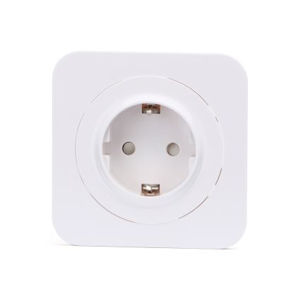 Aigostar - Επιτοίχια πρίζα με πλαίσιο SCHUKO 250V λευκή