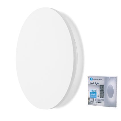 Aigostar - Επιτοίχιο φωτιστικό LED/12W/230V 6500K 25 cm λευκό