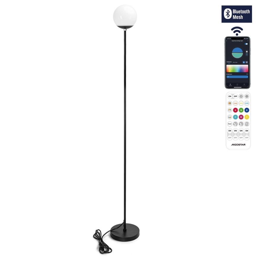 Aigostar - Επιδαπέδιο ρυθμιζόμενο φωτιστικό LED RGBW MESH LED/8W/230V + τηλεχειριστήριο