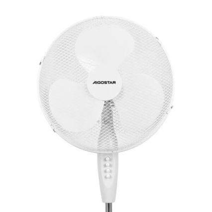 Aigostar - Ανεμιστήρας δαπέδου 40W/230V 123 cm λευκός