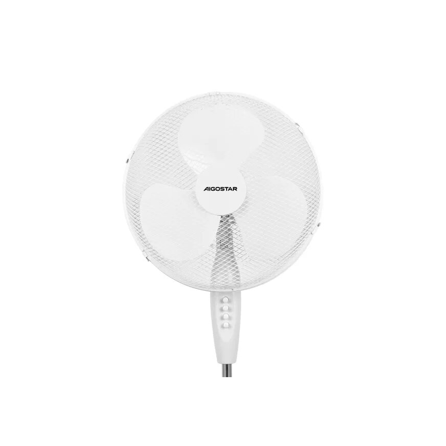 Aigostar - Ανεμιστήρας δαπέδου 40W/230V 123 cm λευκός