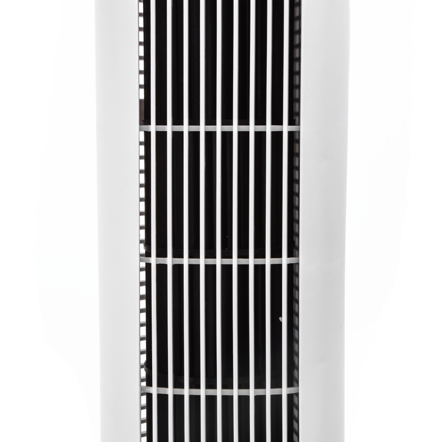 Aigostar - Επιδαπέδιος ανεμιστήρας 50W/230V λευκός με τηλεχειριστήριο