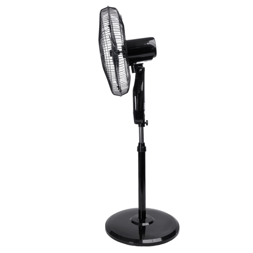 Aigostar - Επιδαπέδιος ανεμιστήρας 55W/230V 130 εκ. μαύρος + τηλεχειριστήριο