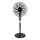 Aigostar - Επιδαπέδιος ανεμιστήρας 55W/230V 130 εκ. μαύρος + τηλεχειριστήριο