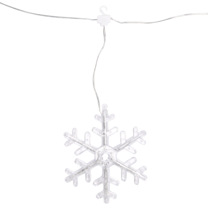 Aigostar - LED γιρλάντα για εξωτερικούς χώρους 84xLED/8 λειτουργίες 1,2x1m IP44 θερμό λευκό νιφάδες χιονιού