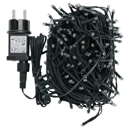 Aigostar - LED γιρλάντα εξωτερικού χώρου 200xLED/8 λειτουργίες 20m IP44 ψυχρό λευκό