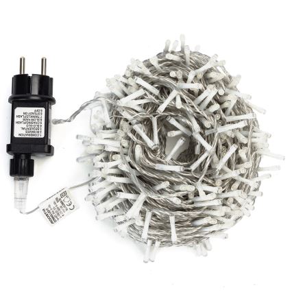 Aigostar - LED εξωτερική γιρλάντα 400 LED/8 λειτουργίες 20 m IP44 θερμό λευκό