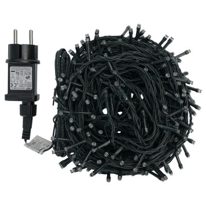 Aigostar - LED εξωτερικά χριστουγεννιάτικα φωτάκια 300xLED/8 λειτουργίες 30m IP44 ψυχρό λευκό