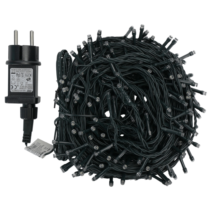 Aigostar - LED εξωτερικά χριστουγεννιάτικα φωτάκια 300xLED/8 λειτουργίες 30m IP44 ψυχρό λευκό